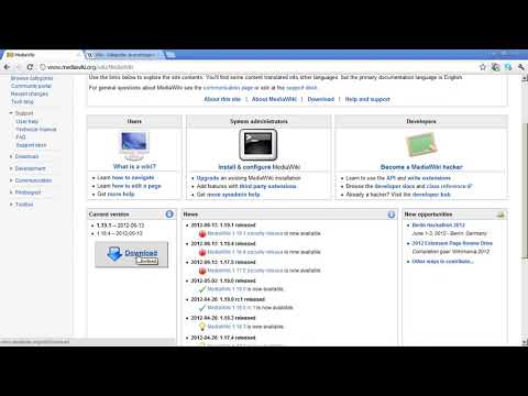 Curso de MediaWiki 02 descarga avi