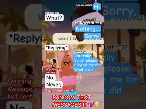 Random text messages #roblox