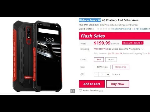 Ulefone Armor 6E 4G Smartphone