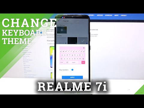 How to Change Keyboard Theme in REALME 7i – Customize Keyboard Look