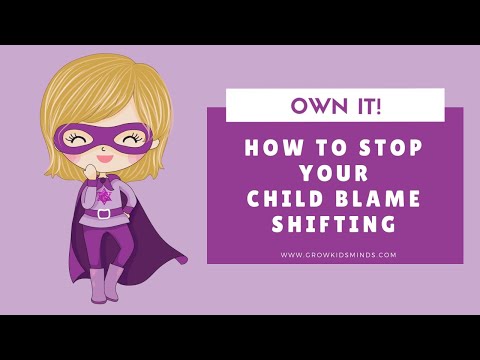 4 Ways To Stop Your Child Blaming - Growth Mindset - GKM002