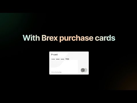 Brex Purchase Cards | 2D Animation | Product Video | Brex