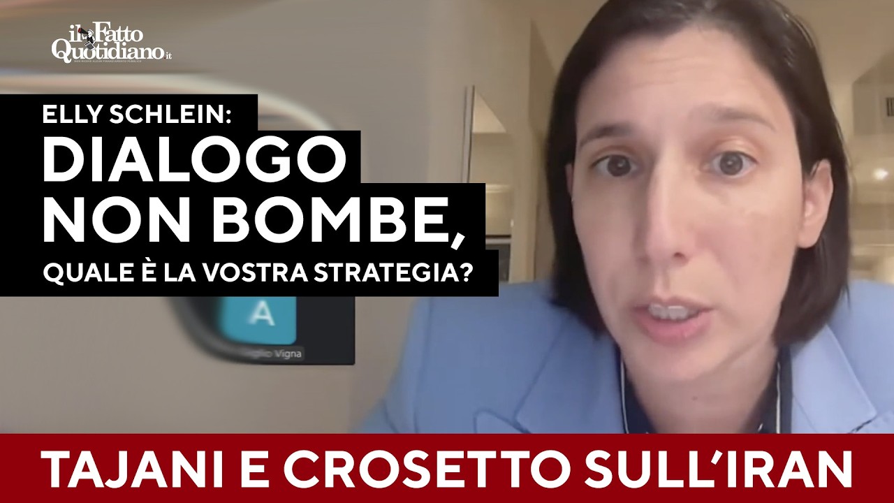 Schlein e Conte a Crosetto e Tajani: "Dialogo, non bombe. Quale è la vostra posizione?"