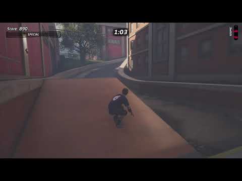 Wallride 5 Bells - School Level Park Goal - Tony Hawk's Pro Skater 1 + 2 Remake