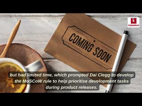 What is the MoSCoW technique Part 1