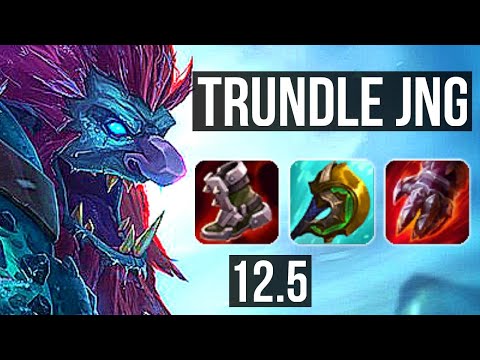 TRUNDLE vs KINDRED (JNG) | 9/1/8, 66% winrate, Dominating | EUW Master | 12.5