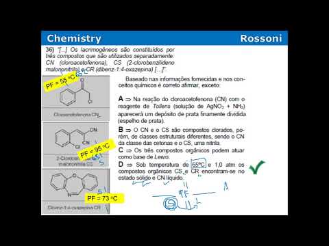 Acafe 2016 2 Medicina - Q36 Reagente de Tollens