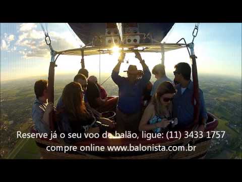 Voo de balão dia 07/07/2013 em Boituva próximo as árvores