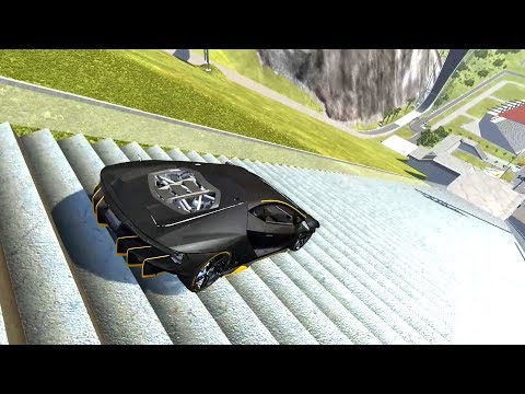 LAMBORGHINI CENTENÁRIO DESCENDO AS ESCADAS SEM FREIO!