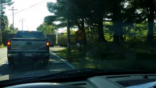 preview picture of video '20140602 175424 CSX Freight Train crossing Chestnut St Foxboro'
