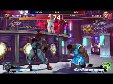 RSD The Fighting LLL'MBR (Akuma) vs Pr3y (Boxer) sf4 pools