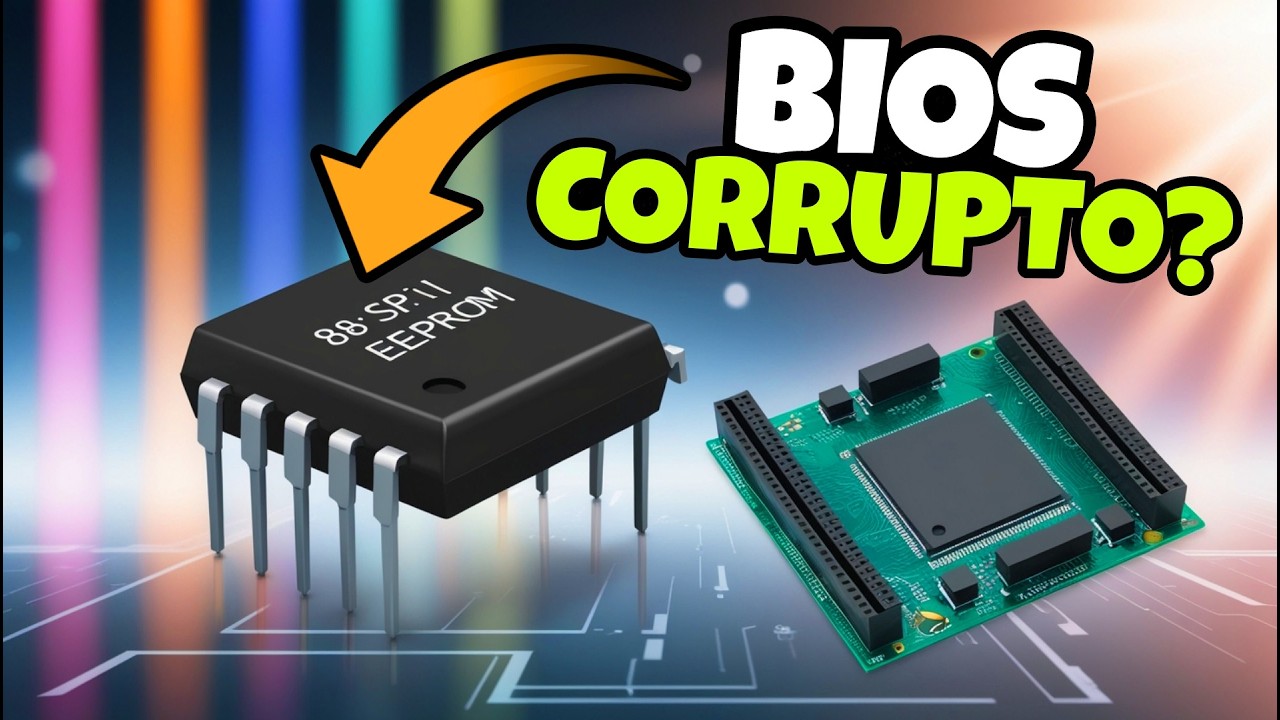 BIOS DAĆADO REPARACIĆN BIOS CORRUPTO en MOTHERBOARD COMO FLASHEAR EEPROM CON PROGRAMADORA USB CH341A