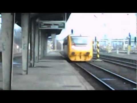 Odjezd vlaku Os 6147 (ČD 814.071) - Lovosice, 28. 3. 2013