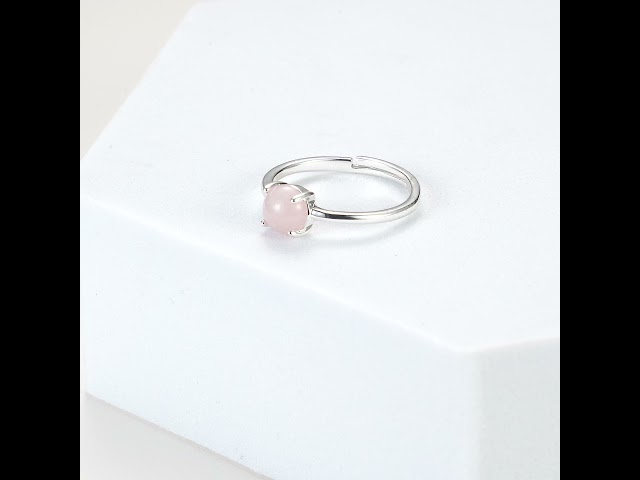 Vídeo relacionado con Philip Jones Collar de piedras preciosas de cuarzo rosa con cuentas