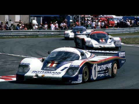 LE MANS 1989 GROUP C: Old VHS footage with PURE ENGINE SOUND