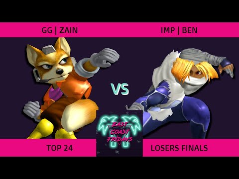 GG | Zain (Fox) vs. IMP | Ben (Sheik) - ECF 174 Top 24 Losers Finals SSBM