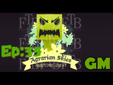 Minecraft Agrarian Skies Ep:35 Ender Dragon Battle
