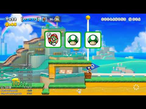 Super Mario Maker 2 | Endless Easy 99 Lives Speedrun in 43:19