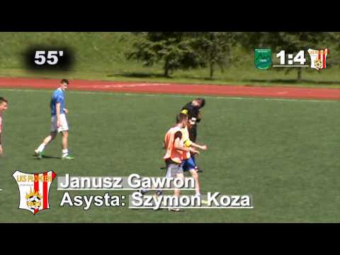 Janusz Gawron 1:4 (55') Sparing Seniorów: Dunajec - Płomień (18.05.2014r.)