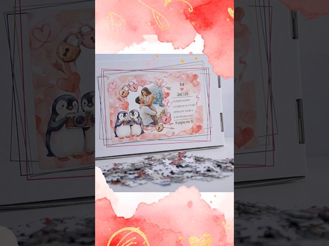 Vídeo relacionado con Puzzle Personalizado para San Valentín - Foto y Nombres - Varios Tamaños (Rojo, 192 Piezas)