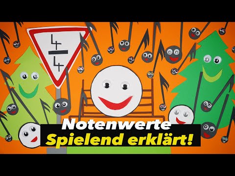 Spielend Notenwerte lernen - für Kinder leicht erklärt - Musik für Kids - Online Musikunterricht