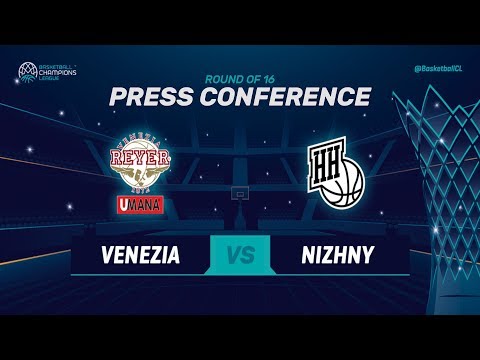 Umana Reyer Venezia v Nizhny Novgorod - Press Conference - Basketball Champions League 2018-19