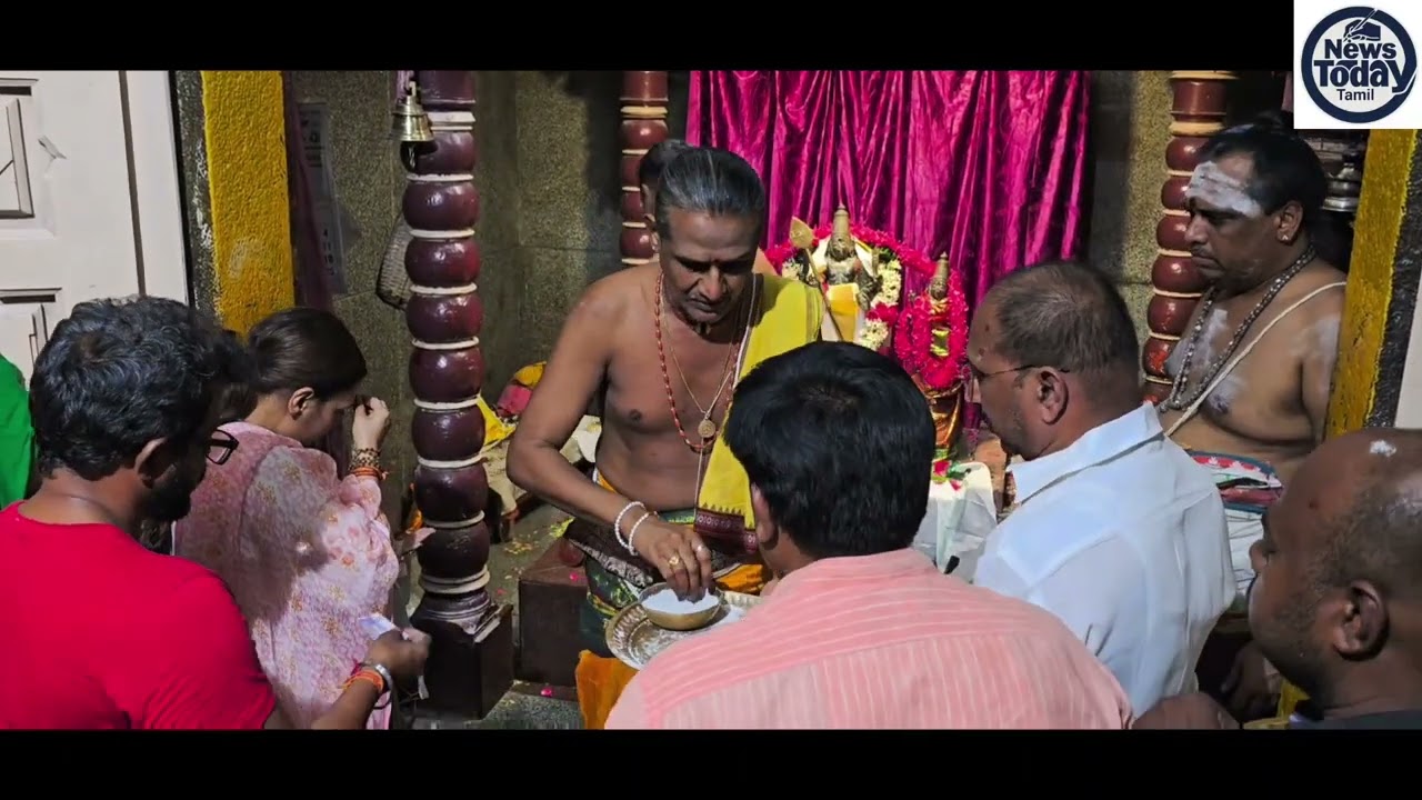 திருத்தணி கோயிலில் ஐஸ்வர்யா ரஜினிகாந்த் சாமி தரிசனம் தனது புதிய பட கதையை முருகன் காலடியில் வைத்து வழிபட்டார்.!