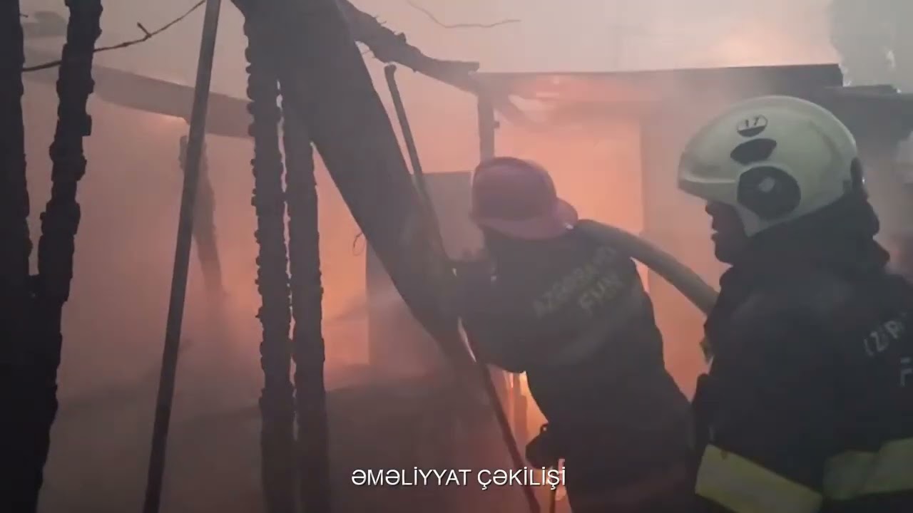 Binəqədidə yanğın olub, bir nəfər ölüb VİDEO