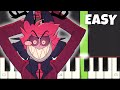 Daisies EASY Piano Tutorial Hazbin Hotel Song