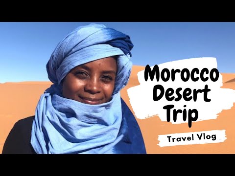 Morocco Road Trip to the Desert | Merzouga | Black Women travel