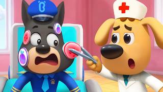 🔴LIVE | Dobie is Allergic | Good Eating Habits | Safety Rules | Sheriff Labrador | Cartoon | BabyBus
