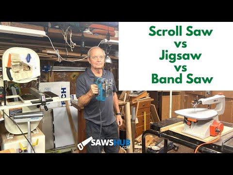 Jigsaw vs Band Saw vs Scroll Saw