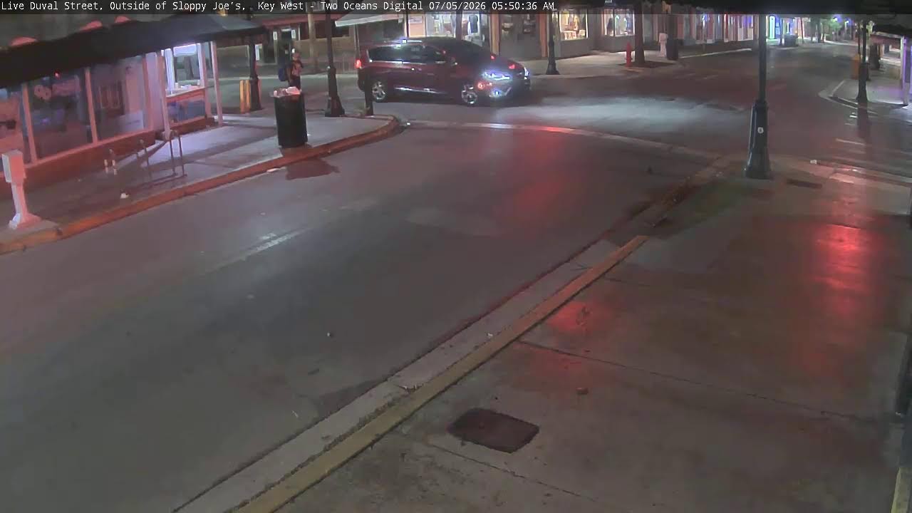 Live webcam view of Duval Street Live Cam