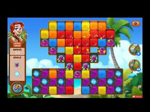 Lost Island Blast Adventure Level 1640 NO BOOSTERS - A S GAMING ✔