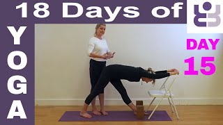 18 Days of Yoga - DAY 15. Iyengar Yoga Tutorial