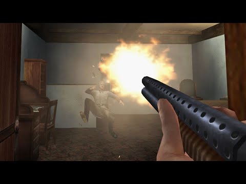 The Command Post - Medal Of Honor: Allied Assault No commentary gameplay