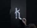 How To Paint A Calligraphy Mural In 29 Seconds