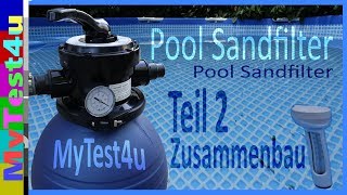 Swimming pool sand filter system part 2