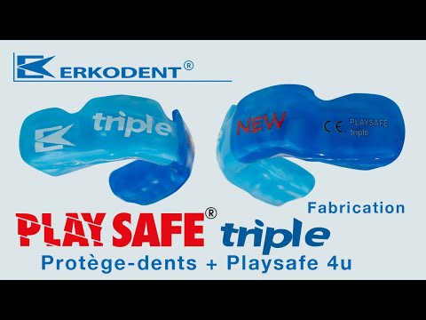 Vidéo de fabrication du protège-dents PlaySafe Triple Erkodent