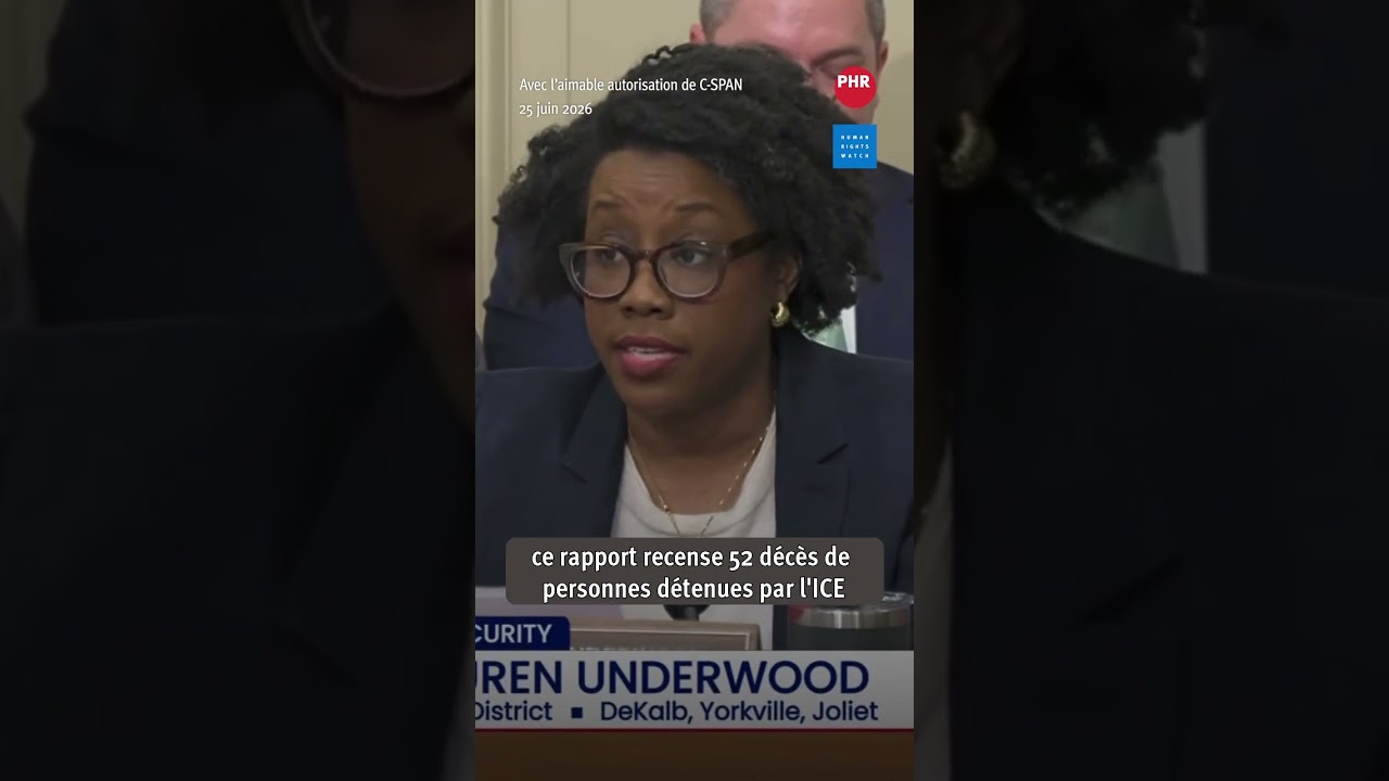 États-Unis : Intervention de la députée Lauren Underwood