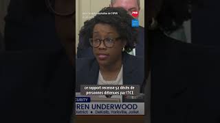 États-Unis : Intervention de la députée Lauren Underwood
