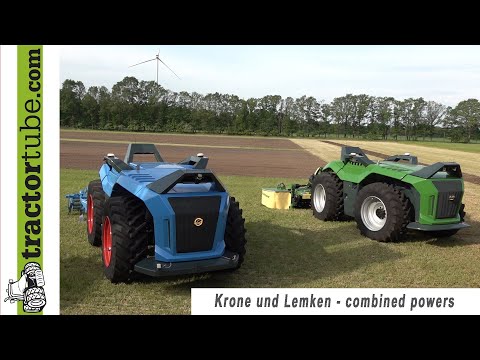 Lemken und Krone präsentieren Konzeptstudie der autonomen verfahrenstechnischen Einheit - VTE