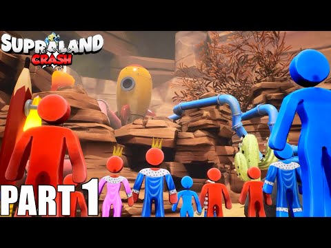 Supraland Crash Walkthrough Gameplay Part 1 - INTRO, Get the green bird / PC