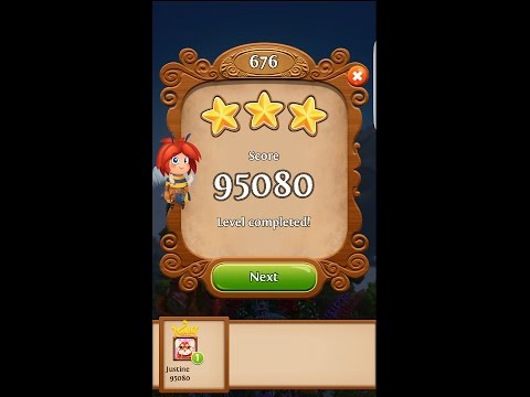 Blossom Blast Saga Level 676