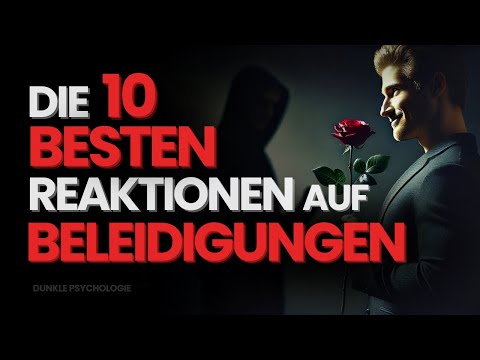 Wie du genial auf Beleidigungen reagierst... Reagiere so...