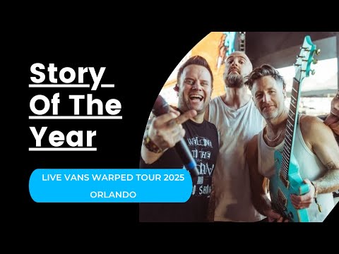 Story Of The Year - Vans Warped Tour Live 2025 - Orlando
