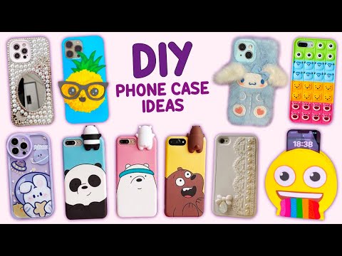 10 DIY PHONE CASE LIFE HACKS - Easy and Cheap #diy
