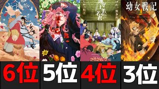 【2026年夏アニメ】個人的、序盤ランキング！後半