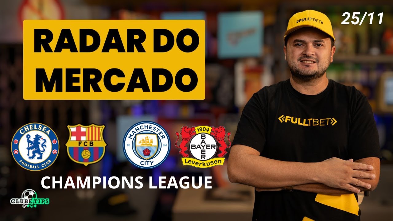 Planejamento de Apostas Esportivas | Quarta 25/11/25 | Champions League