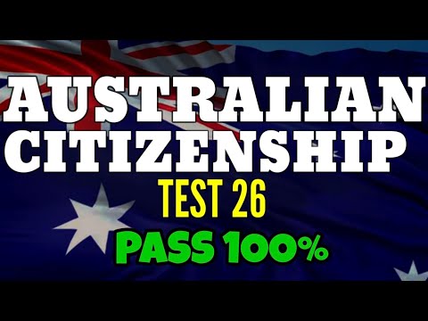 Australian Citizenship Test Questions 2024 🇦🇺 | Australia and its people 1